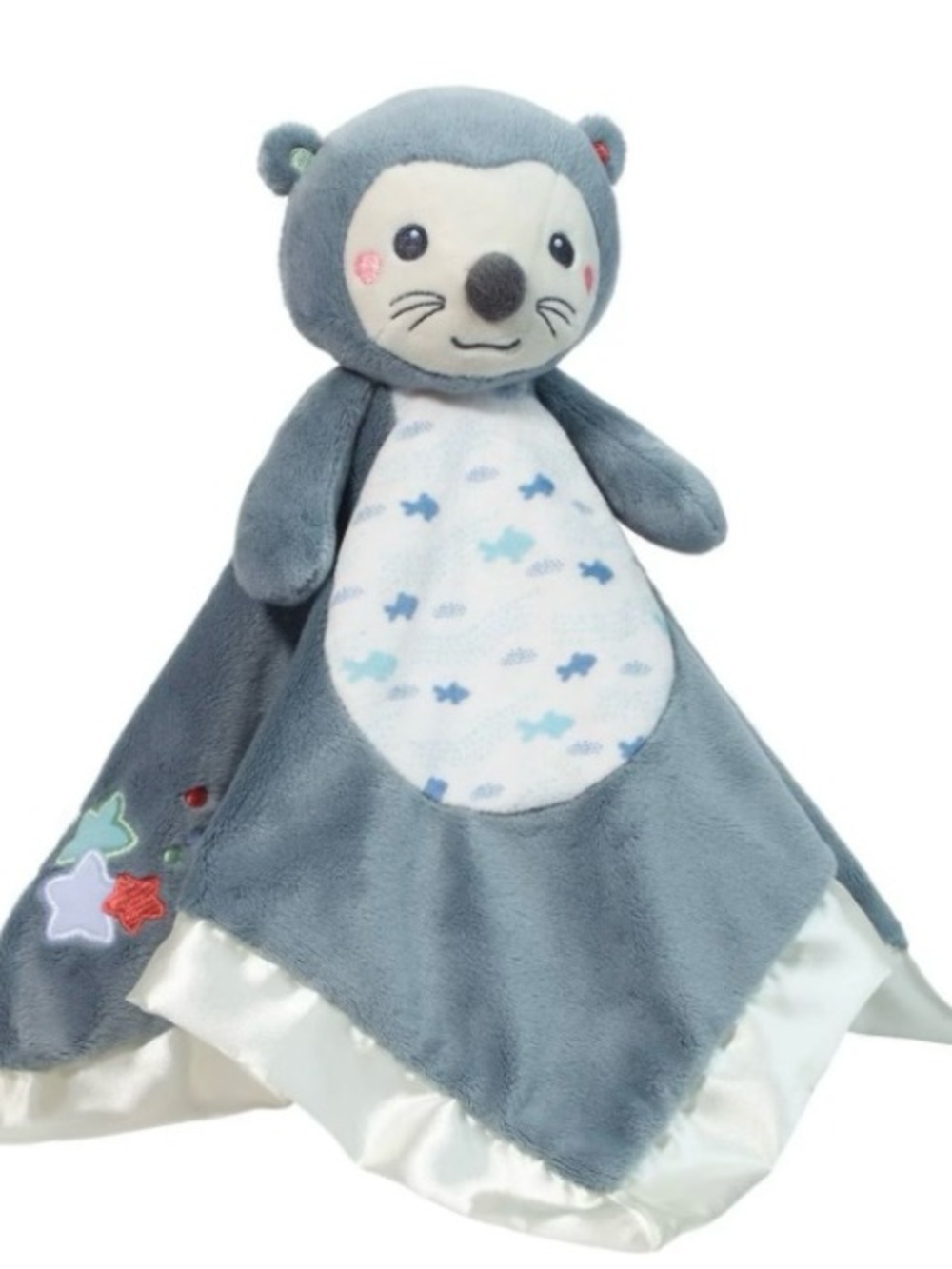 Fouglas baby Indy Otter Comfort Lovey Plush Security Blanket / plush with tail